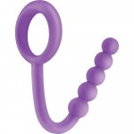 Fetish Fantasy Elite Ball Cinch w/ Anal Beads - Purple Sex Toy Fetish Fantasy Elite Ball Cinch w/ Anal Beads - Purple Sex Toy